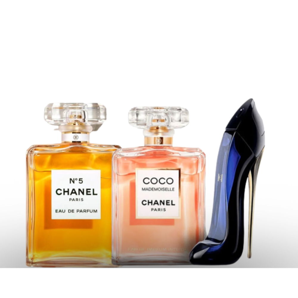 Chanel N°5, Coco Chanel Mademoiselle und Good Girl  - Eau de Parfum - Pour Femmes