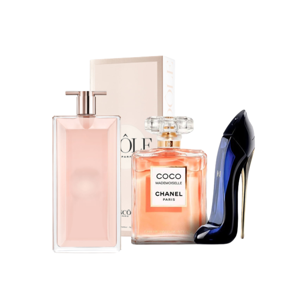 Idôle, Coco Chanel Mademoiselle und Good Girl - Eau de Parfum - Pour Femmes