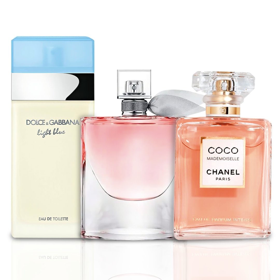 La Vie est Belle, Mademoiselle und Light Blue - Eau de Parfum - Pour Femmes