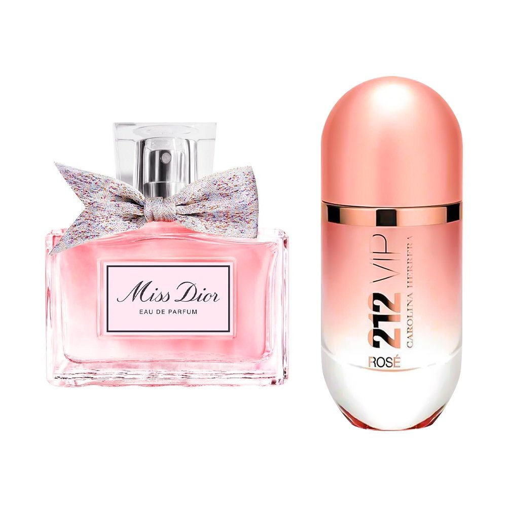 Parfums Miss Dior und 212 VIP Rosé - Eau de Parfum - Pour Femmes