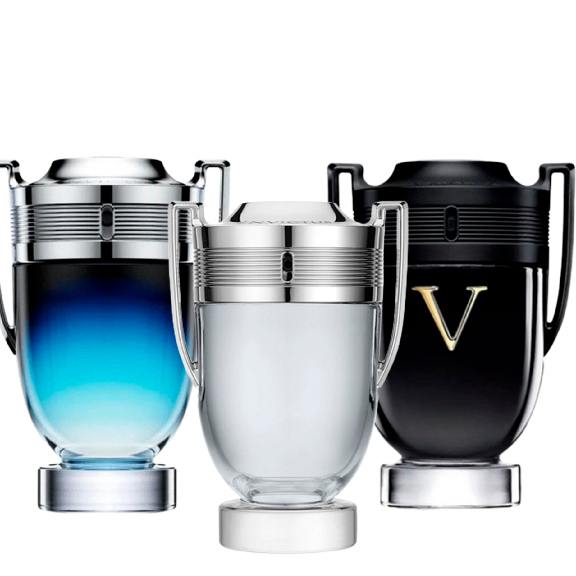 3 Parfums Invictus - Invictus Traditionell, Invictus Legend, Invictus Victory - Eau de Toilette - Pour Hommes