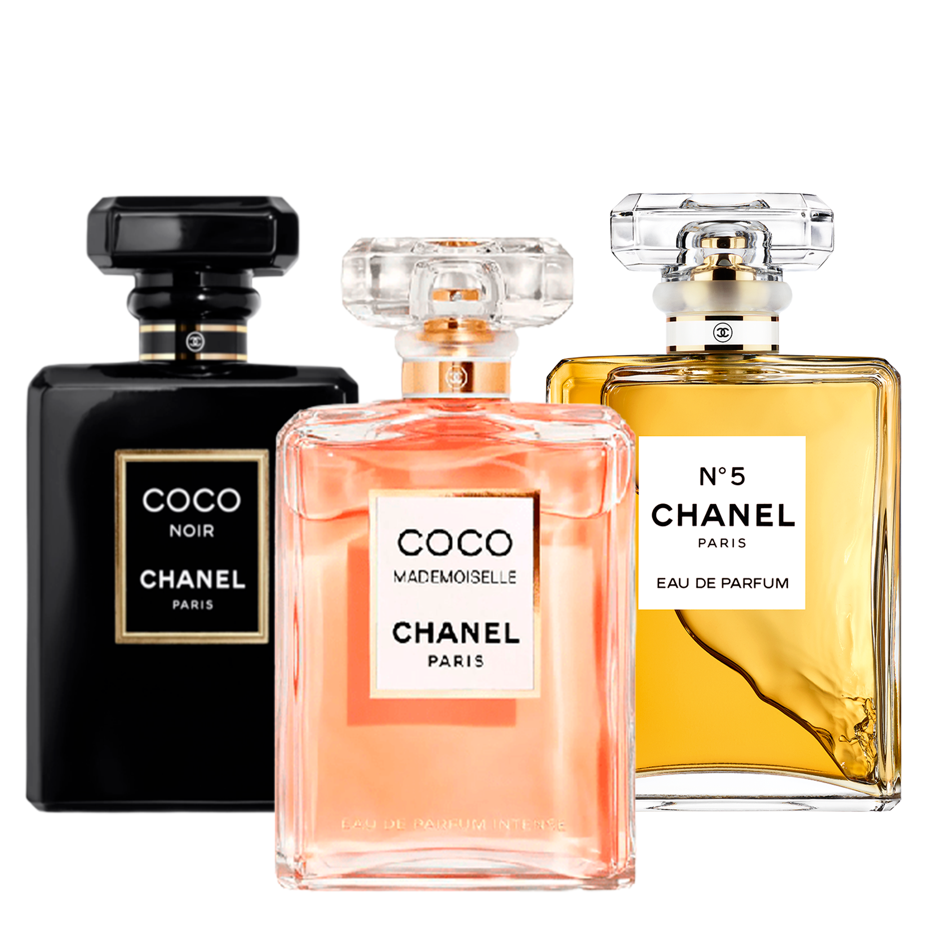 Coco Mademoiselle, Chanel Coco Noir, Chanel Nº 5 - Eau de Parfum - Pour Femmes