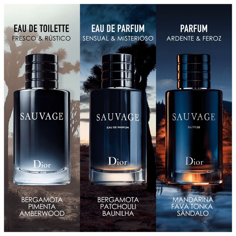 Sauvage Dior Eau de Parfum - Eau de Toilette - Pour Hommes